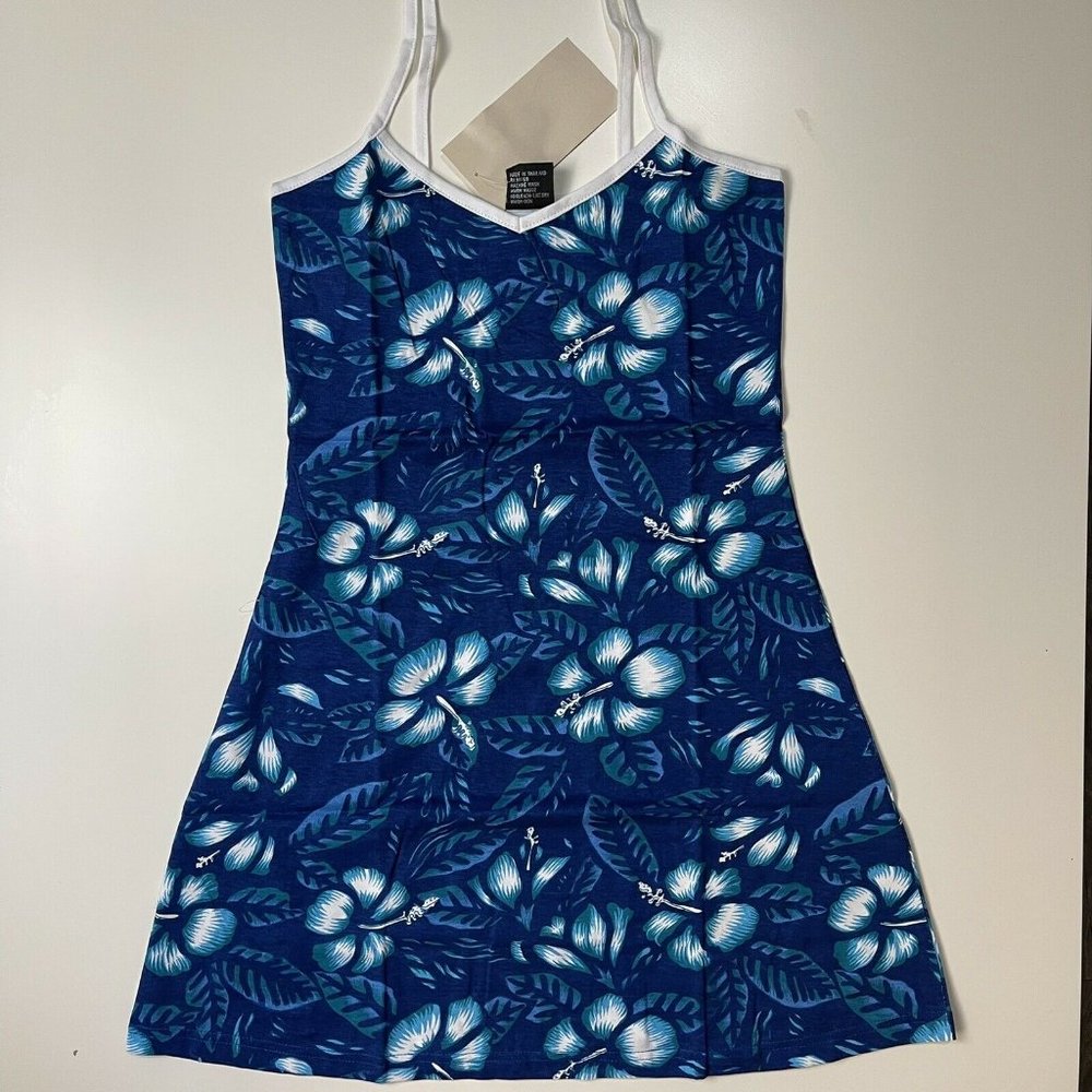 NWT East Coast Surf Wear Sundress Beach Wear Bathing Suit Cover Floral Mini Dres